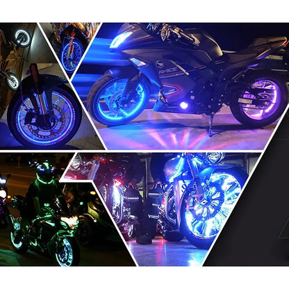 Motorcycle Wheel Hub Led Lights