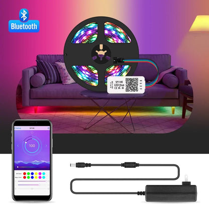 Bluetooth RGB Strip LED Lights